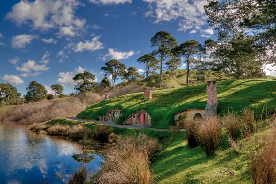 From Auckland: Hobbiton & Waitomo Caves Full-Day Trip - Waitomo Glowworm Caves: quiet water and living lights