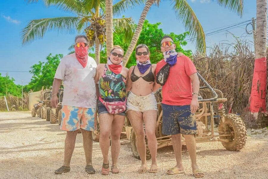 From Bávaro: Double Buggy Tour to Macao Beach and Cenote - Macao Beach With Limited Time to Swim