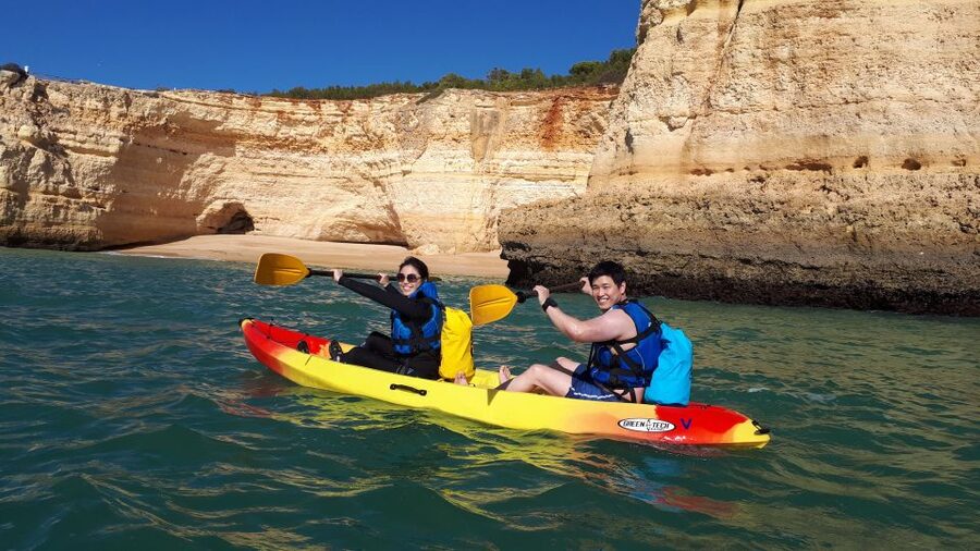 From Benagil: Benagil Caves Kayak Tour - Booking, cancellation, and weather plans