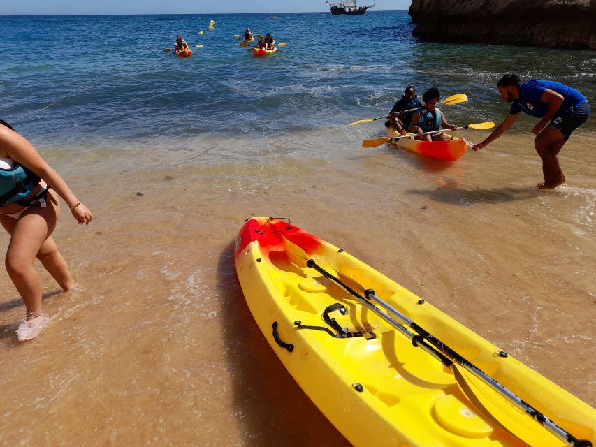 From Benagil: Benagil Caves Kayak Tour - The first hour: Benagil Cave and the smaller sea caves