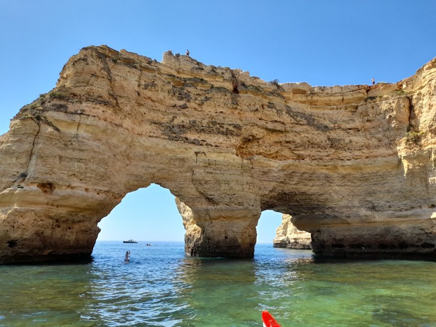 From Benagil: Benagil Caves Kayak Tour - The second hour: Praia da Marinha and water-level views