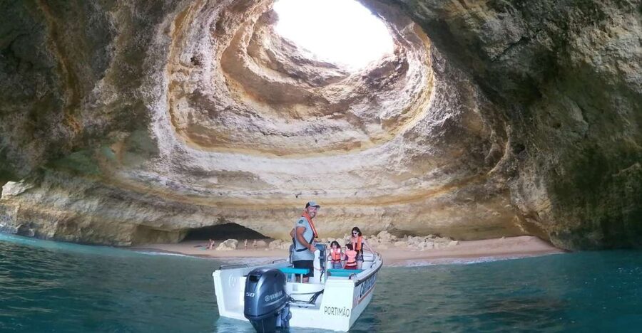 From Carvoeiro: Benagil Caves and Praia da Marinha Boat Trip - Why the small boat changes the Benagil experience