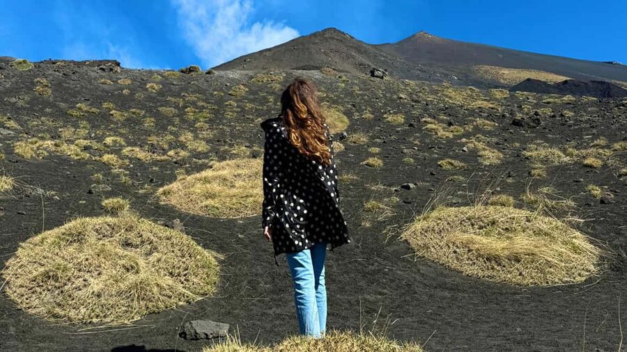 From Catania: trek on Mount Etna, Lava Cave & tasting Tour - The climb from Catania to the Sapienza Refuge