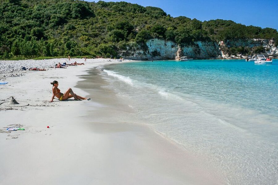From Corfu: Day Cruise to Paxos, Antipaxos, and Blue Caves - Swimming at Antipaxos, from 50 to 70 minutes