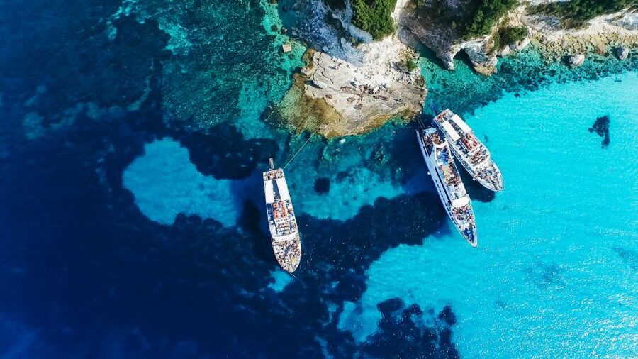 From Corfu: Day Cruise to Paxos, Antipaxos, and Blue Caves - Getting from Corfu to the Ionian Sea
