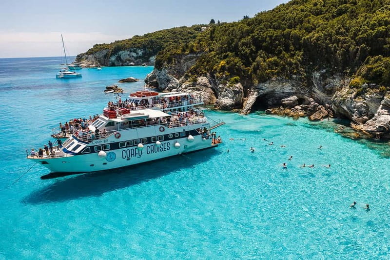 From Corfu: Day Cruise to Paxos, Antipaxos, & the Blue Caves - Why this Corfu cruise works so well