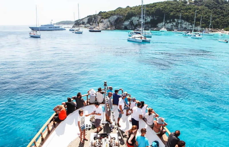 From Corfu: Day Cruise to Paxos, Antipaxos, & the Blue Caves - Antipaxos and the best swim of the day