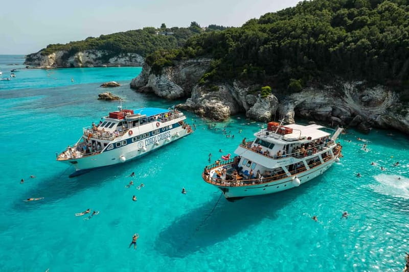 From Corfu: Day Cruise to Paxos, Antipaxos, & the Blue Caves - Pickup, meeting points, and the day’s practical details