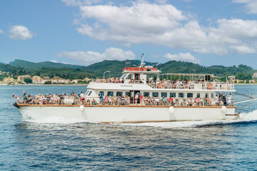 From Corfu Island: Antipaxos & Paxos Blue Caves Boat Cruise - The early start and crossing from Corfu