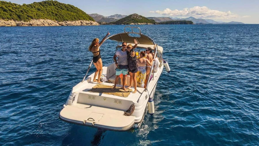 From Dubrovnik: Elaphiti Islands & Blue Cave Speedboat Tour - Starting at the Old City port