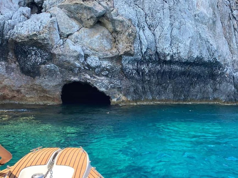 From Faliraki : Speedboat tour kalithea caves&antony kouin - Leaving Faliraki Harbor on a nimble RIB