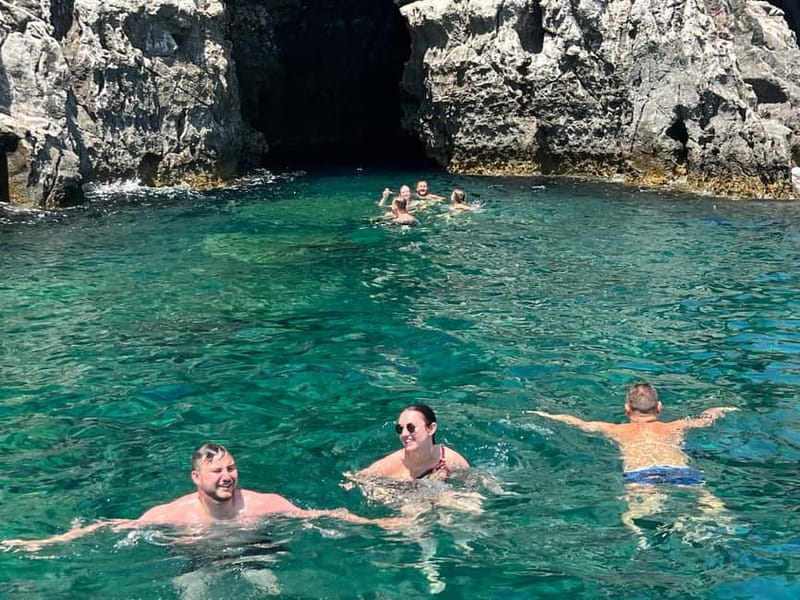 From Faliraki : Speedboat tour kalithea caves&antony kouin - Small-group service and language details