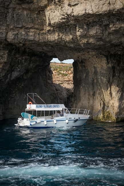 From Gozo:Around Comino, Blue Lagoon, Crystal Lagoon & Caves - Why this Comino cruise works so well