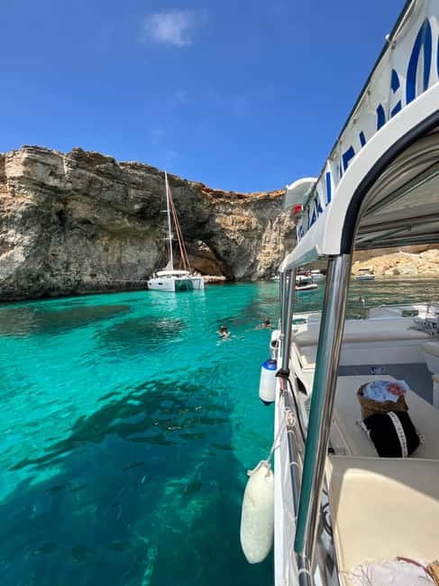 From Gozo:Around Comino, Blue Lagoon, Crystal Lagoon & Caves - Finding the boat at Mġarr Harbour