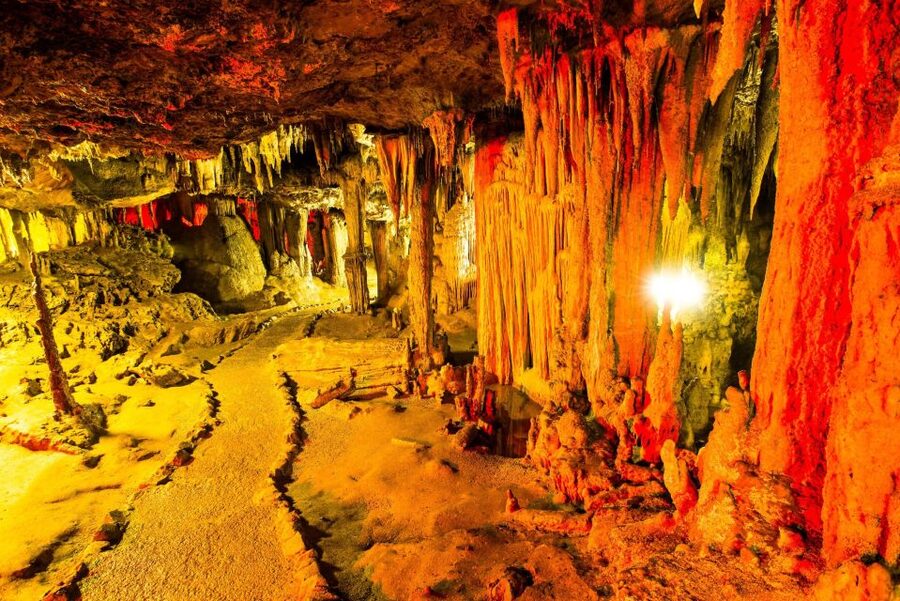 From Granada: Skip-the-Line Nerja Cave and Frigiliana - Inside Nerja Cave, from the entrance to the large chambers