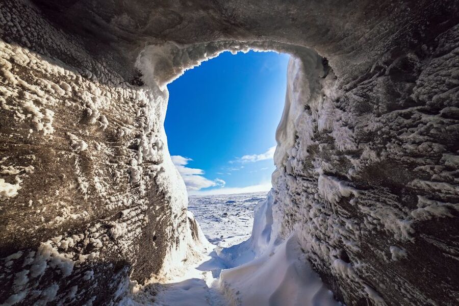 From Gullfoss: Langjökull Ice Cave and Snowmobile Tour - The return through Iceland’s snowy interior