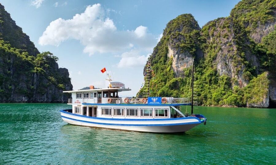 From Hanoi: Halong Bay Day Trip w/ Cave, Island & Kayak - Vietnamese lunch with a view