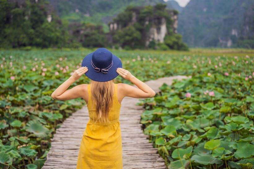 From Hanoi: Ninh Binh- Hoa Lu-Tam Coc- Mua Cave- Highlight - Tam Coc by sampan boat