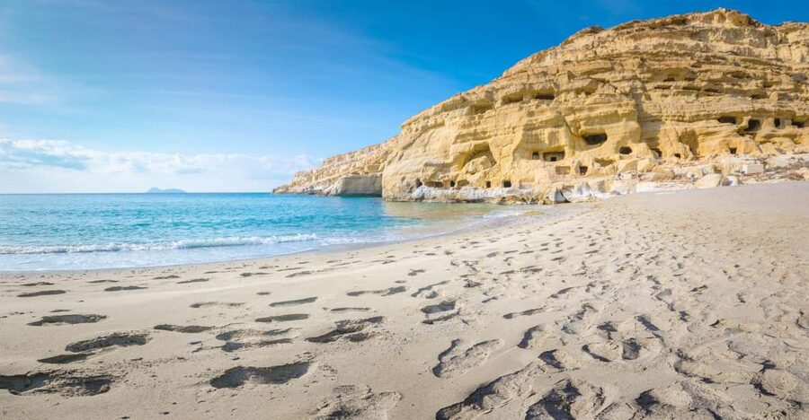 From Heraklion: Day Trip to Matala Hippie Beach and Caves - The 110-minute ride from Heraklion