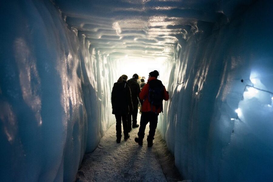 From Húsafell: Into the Glacier Ice Cave Adventure - When the weather changes the experience