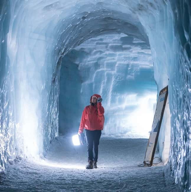 From Húsafell: Into the Glacier Ice Cave Adventure - The monster truck ride across Langjökull
