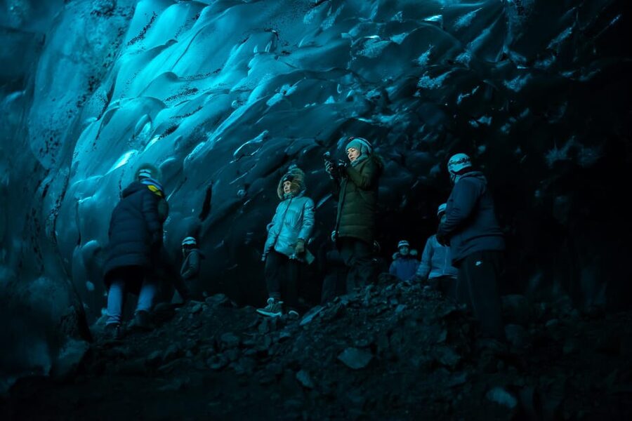 From Jökulsárlón: Vatnajökull Glacier Blue Ice Cave Tour - The walk to the cave can be the hardest part