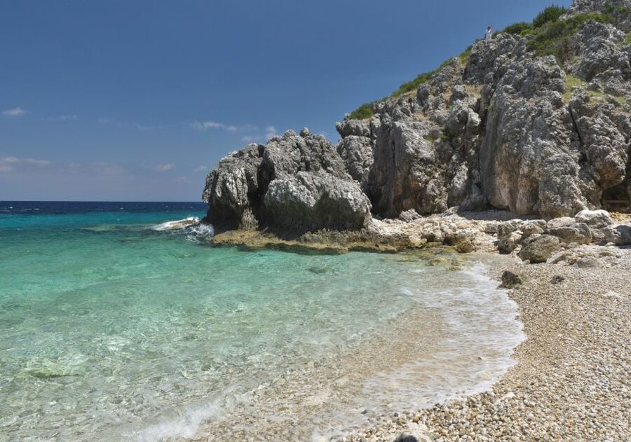 From Kefalonia: Blue Cave Boat Cruise & Shipwreck Photo Stop - From Poros Port to Zakynthos by boat