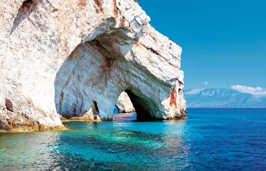 From Kefalonia: Blue Cave Boat Cruise & Shipwreck Photo Stop - Mounda Beach and the best swimming time