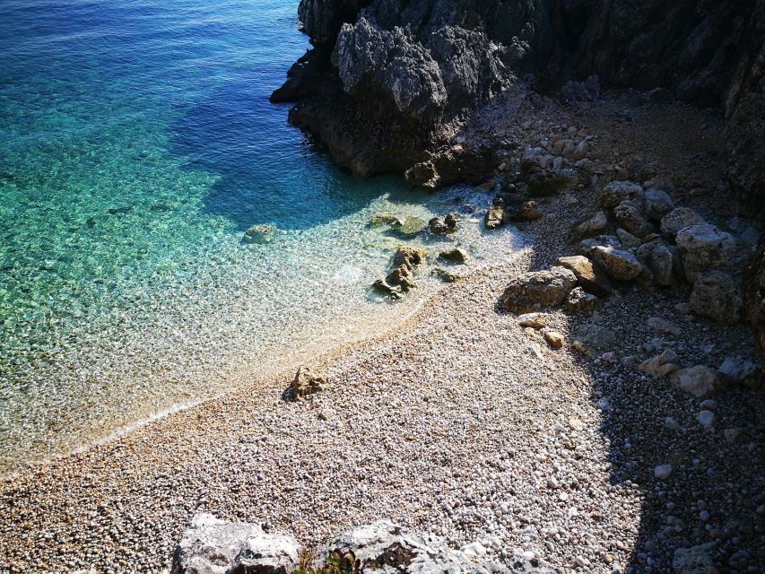 From Kefalonia: Blue Cave Boat Cruise & Shipwreck Photo Stop - Blue Caves, about 30 minutes of changing color