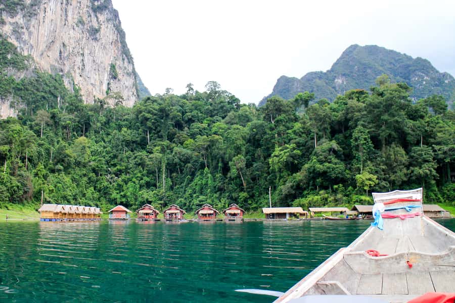From Khao Lak: Full-Day Cheow Lan Lake with Cave Tour - Bamboo rafting on the Khao Sok River
