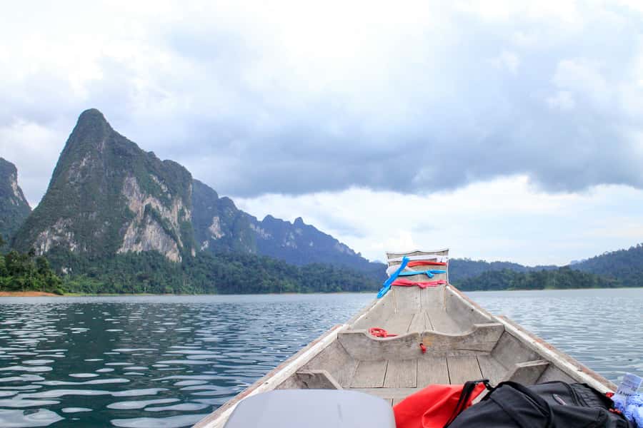 From Khao Lak: Full-Day Cheow Lan Lake with Cave Tour - Bamboo coffee beside the cave