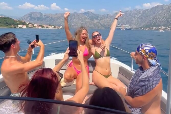 From Kotor: Boat to Blue Cave & Lady of the Rocks &Submarine Base - Mamula Fortress is a brief glimpse of a prison island