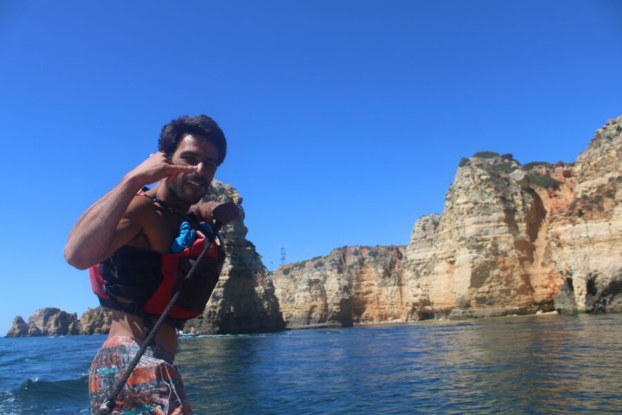 From Lagos: Algarve Coast and Caves by Kayak - What you see inside the rock formations