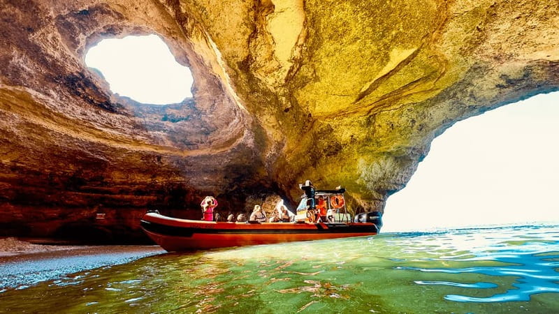From Lagos: Benagil Caves Speedboat Adventure - Entering the famous Benagil Cave