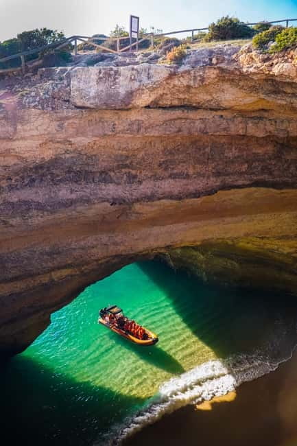 From Lagos: Benagil Caves Speedboat Adventure - The fast run toward Benagil Cave