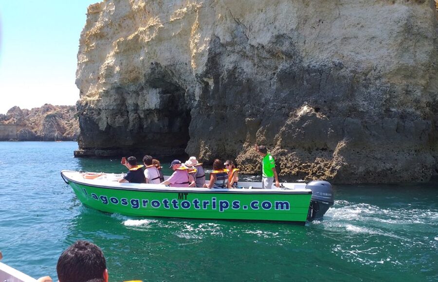 From Lagos: Cruise to the Caves of Ponta da Piedade - The opening view of Lagos from the boat