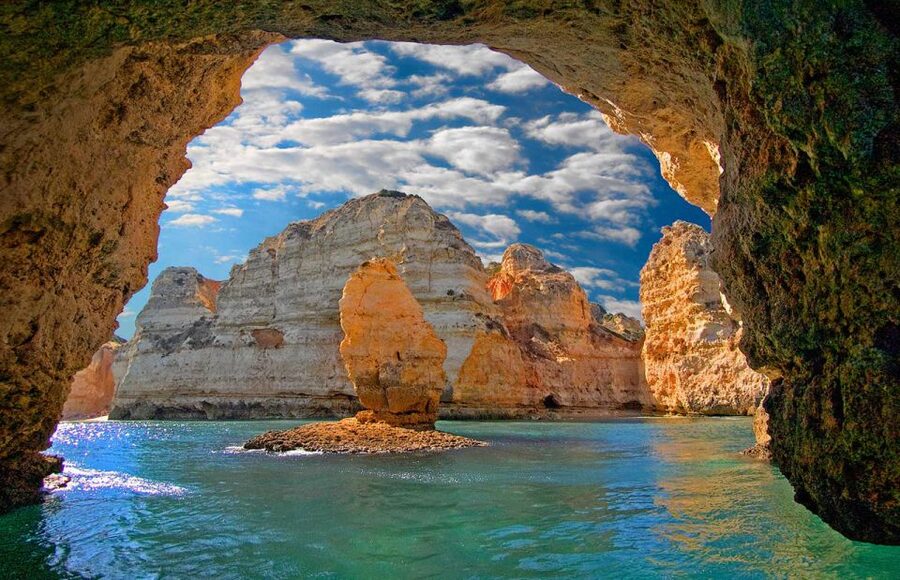 From Lagos: Cruise to the Caves of Ponta da Piedade - Leaving Lagos Marina and finding the meeting point