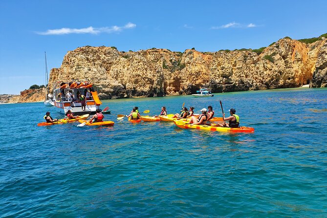 From Lagos: Kayak Tour of Ponta da Piedade Caves on Catamaran - What the guide adds to the outing