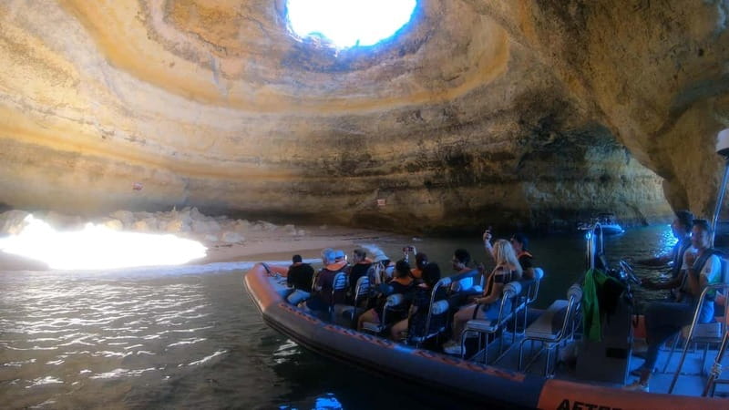 From Lagos: Scenic Cruise to the Benagil and Carvoeiro Caves - Carvoeiro’s caves and sandstone walls