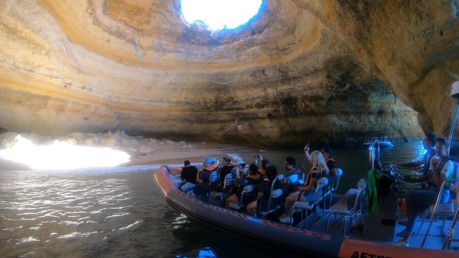 From Lagos: Scenic Cruise to the Benagil and Carvoeiro Caves - Benagil and the famous skylight
