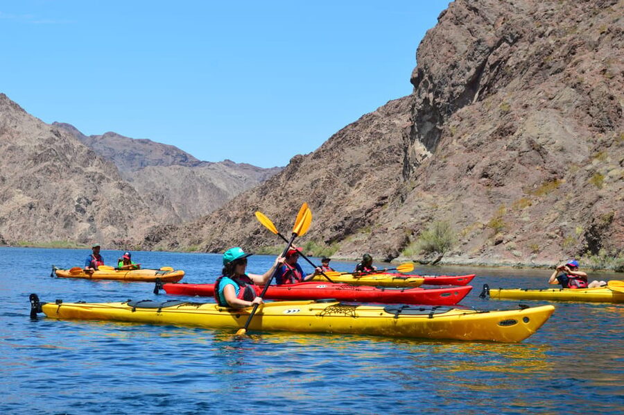 From Las Vegas: Guided Emerald Cave Kayak Tour - A manageable paddle for first-timers
