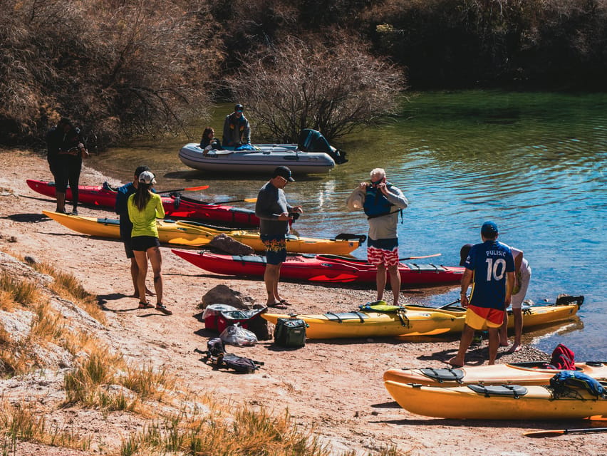 From Las Vegas: Guided Emerald Cave Kayak Tour - Entering Emerald Cave by kayak