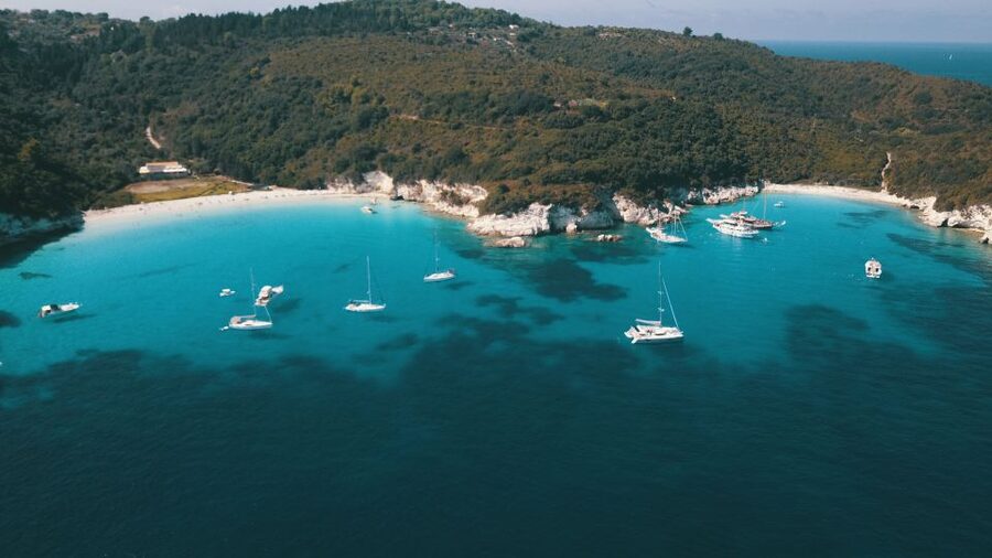From Lefkimmi: Paxos, Antipaxos & Blue Caves Speedboat Tour - Two hours in Gaios, the easygoing finale