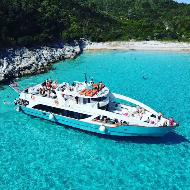 From Lefkimmi: Sivota,Blue Lagoon & Cave Cruise by Speedboat - Papanikolis Cave and its wartime story