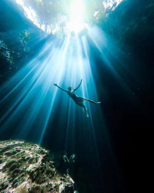 From Mérida:Uxmal and amazing cenotes guided tour with lunch - The open cenote gives the day a lighter finish