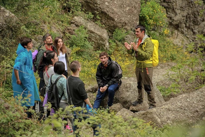 From Meteora: Hidden Hermit Caves Sunset Hiking Tour - The climb to Holy Spirit Rock