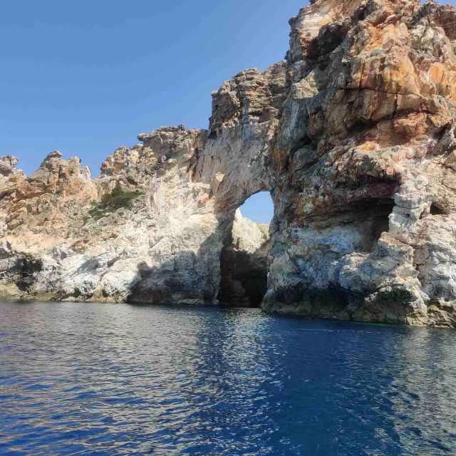 From Milos: Half-Day Private Cruise to Kleftiko & Sikia Cave - Food, wine, music, and the small extras