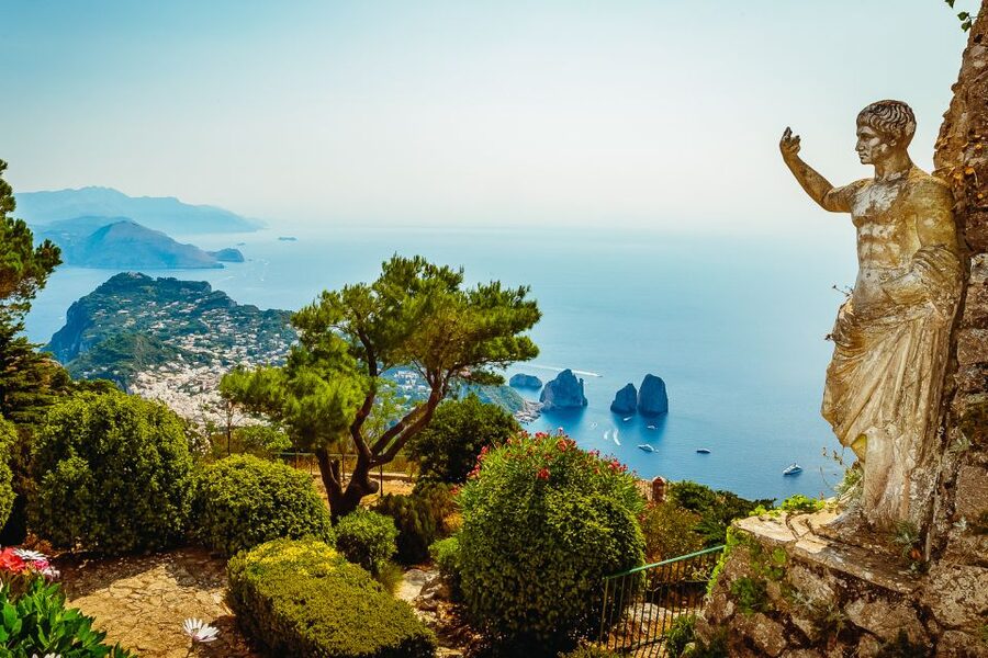 From Naples: Capri and Blue Grotto Day Tour - Mamma Mia Road and the climb toward Anacapri