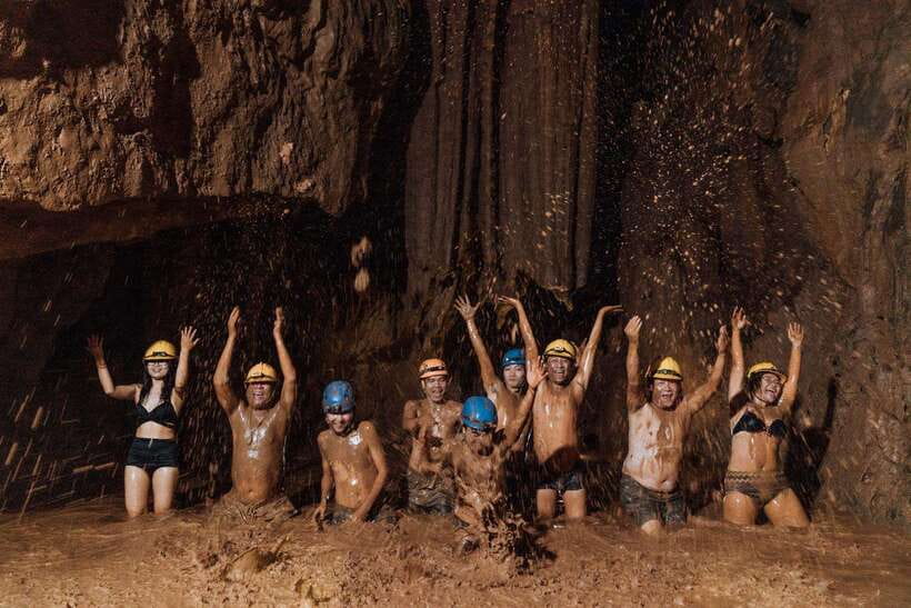 From Phong Nha/DongHoi: Paradise Cave and Zipline Dark Cave - Paradise Cave, a long walk into the mountain