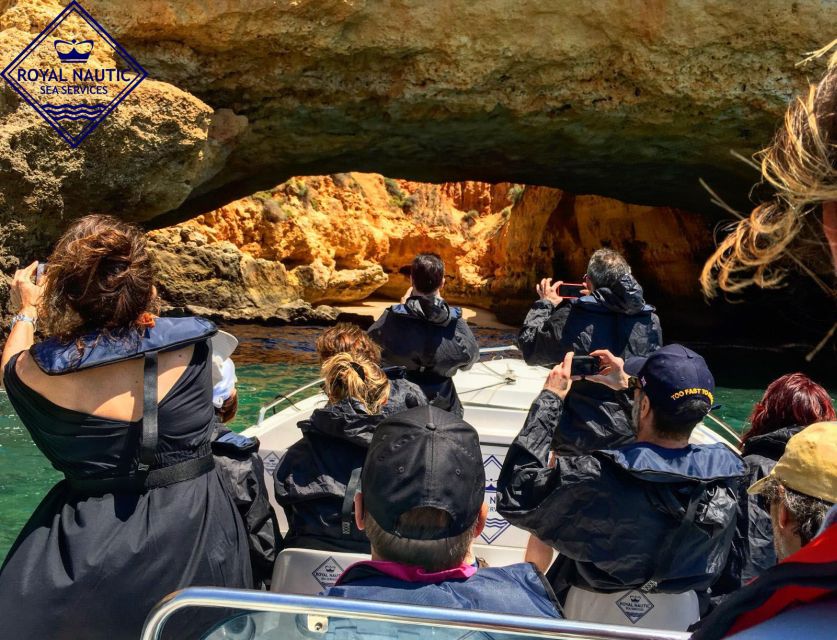 From Portimão: Algar de Benagil and Sea Caves Boat Tour - Praia da Marinha and the return view